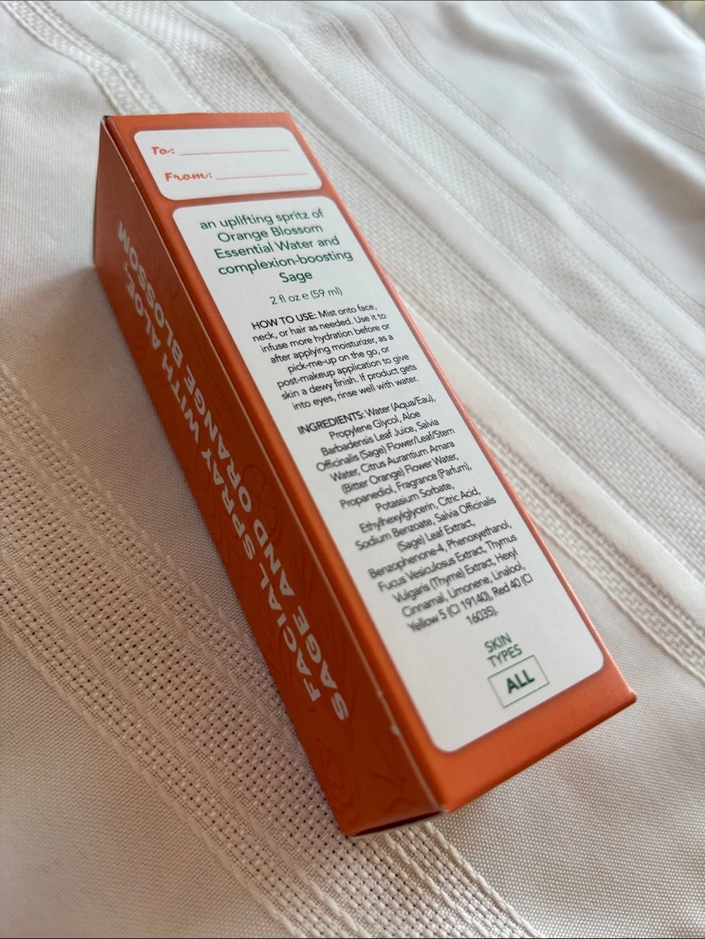 MARIO BADESCU • 2 oz • aloe sage orange blossom facial / setting spray new +box